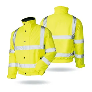 Roupas de trabalho/macias lx919, casaco de chuva de manga comprida multicolor reflexivo para roupas