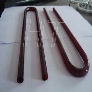 Ht tubo de vidro vermelho escuro tipo u, alta qualidade com preço de fábrica - Product Image 1