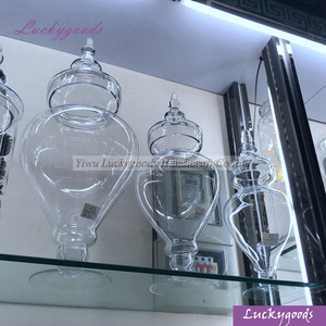 Lọ Thủy Tinh Trong Suốt Có Kích Cỡ Khác Nhau LHP069 Lọ Kẹo Thủy Tinh Trang Trí - Product Image 2