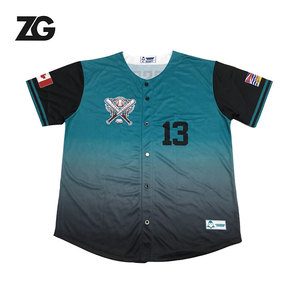 Maillot de Baseball pour hommes à séchage rapide et Sublimation, nouveau modèle professionnel d'équipe de Baseball respirante et personnalisée, - Product Image 3