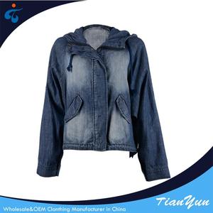 Diseño moderno al por mayor nueva transpirable camisa de mezclilla <span class=keywords><strong>para</strong></span> las mujeres - Product Image 1