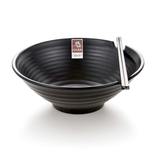 Holesale personalizado 9 pulgadas negro melamina grande apanese ramen <span class=keywords><strong>Noodle</strong></span> <span class=keywords><strong>Bowl</strong></span> - Product Image 5