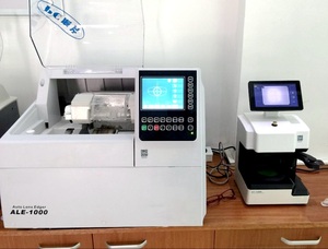 Máy mài tròng kính tự động không khuôn mẫu ALE-1000, thiết bị gia công kính mắt, phòng thí nghiệm quang học, cửa hàng kính chất lượng cao - Product Image 2