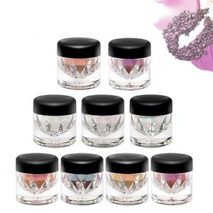 9 màu Tắc Kè Hoa Highlighter trang điểm Palette pha lê đường làm nổi bật Bronzer Glow Shimmer <span class=keywords><strong>Eyeshadow</strong></span> mỹ phẩm - Product Image 4