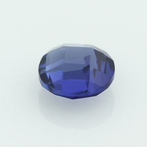 Ronda Doble tablero de Ajedrez Azul <span class=keywords><strong>Zafiro</strong></span> Piedra de Corindón Sintético - Product Image 2
