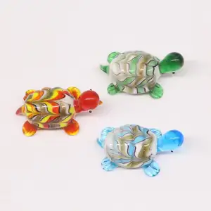 Lampwork Murano Kleurrijke Glas Turtles Beeldjes Groothandel