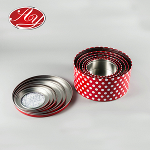 Schöne Weihnachts geschenk Runde Metall Blechdose Box - Product Image 3