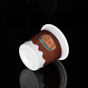 10Oz Wegwerp Plastic <span class=keywords><strong>Shaker</strong></span> Melk En Yoghurt Afdichting Film