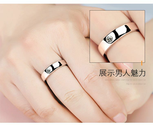프로모션 14 k 골드 결혼 반지 큰 흰색 돌 moissanite 반지 0.1ct 라운드 다이아몬드