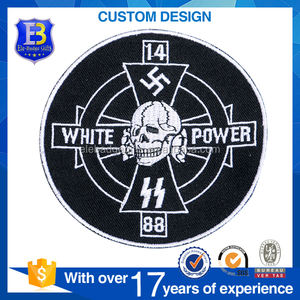 Embroidery Made Cloth <strong>Patch</strong> <strong>With</strong> Custom logo Design - Product Image 2