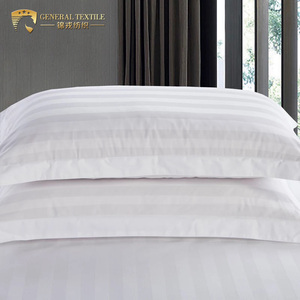 Set di biancheria da letto di lusso formato personalizzato Queen Stripe 100% cotone Hotel tessuto 40 Set copripiumino in lino solido tinta unita 50 Set 3-4 - Product Image 6