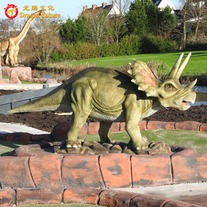 De tamaño natural animatronics dinosaurio Triceratops dinosaurio equipo animatronic para al aire libre - Product Image 1