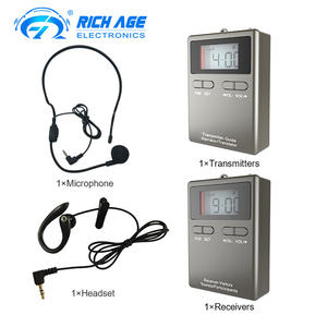 UHF Hướng Dẫn Âm Thanh Không Dây Hệ Thống Hướng Dẫn Du Lịch Không Dây Cho Cưỡi Ngựa Hội Nghị Hướng Dẫn Du Lịch - Product Image 5