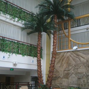 Trang Trí Sợi Thủy Tinh Cây Nhân Tạo Nhựa Thu Nhỏ Nhân Tạo Ngày <span class=keywords><strong>Palm</strong></span> Tree, Trang Trí Cây Cọ - Product Image 2