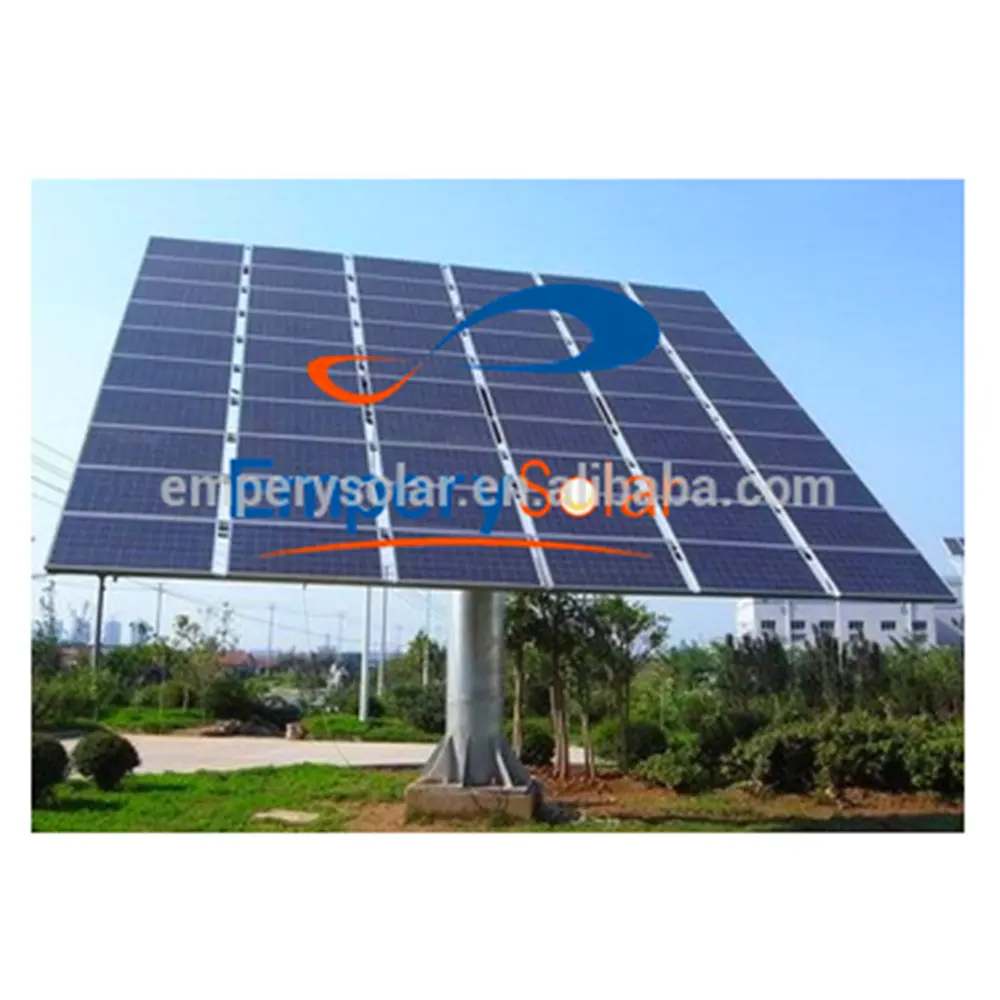 Traceur solaire à double axe unique et en acier inoxydable, pour le soleil, étanche, Installation rapide, ximontage naturel, en aluminium
