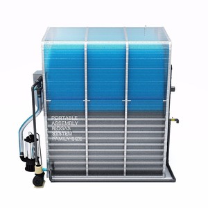 โรงไฟฟ้าชีวภาพขนาดเล็กสำหรับครัวเรือนในชนบท เครื่องหมักก๊าซชีวภาพ - Product Image 2
