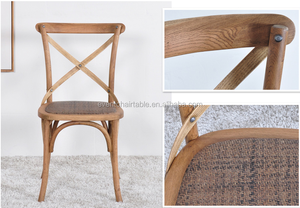 Comida rápida clásica de madera maciza restaurante silla <span class=keywords><strong>X</strong></span> volver silla - Product Image 3