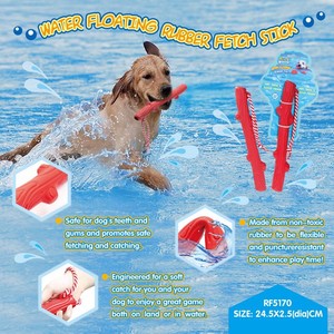 Interactive Dog Chew <strong>Toy</strong> Outdoor Safety Rubber Water Dog Floating <strong>Toy</strong> Rubber Flying Disc And Chew Stick - Product Image 2