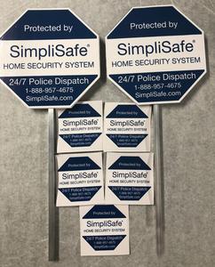 Letrero <span class=keywords><strong>de</strong></span> <span class=keywords><strong>Seguridad</strong></span> Reflectante Personalizado para el Hogar, Estilo Americano, Fabricado en China - Product Image 5