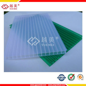 Yuemei marca curvas lexan hueco lámina de <span class=keywords><strong>policarbonato</strong></span> pc luz solar panel - Product Image 4