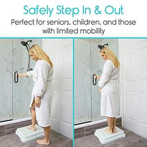High 10cm Plastic Safty Non Slip <strong>Bathroom</strong> Plastic Step <strong>Stool</strong> <strong>for</strong> Old People - Product Image 4