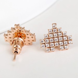 Teemi 2015 del amor del corazón del oro de la joyería de moda personalizada Nuevo diseño de 18K Rose plateó AAA del Zircon Romat - Product Image 3