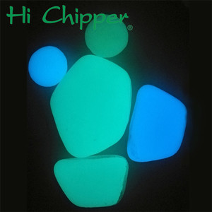 25-50mm fluorescent verre pebble pierres - Product Image 1