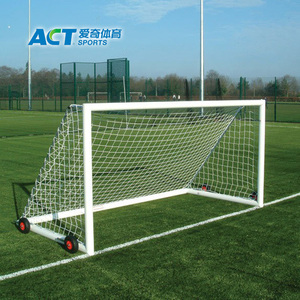 อย่างเป็นทางการขนาด24ft X 8ฟุตแบบพกพาอลูมิเนียมเป้าหมายฟุตบอลกับล้อสำหรับการแข่งขันและการฝึกอบรม - Product Image 2