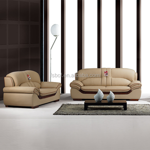 Ensemble de canapés arabes 1+2+3, meubles de maison, canapé chaise longue 3 places, canapé en cuir jaune clair 901 - Product Image 2