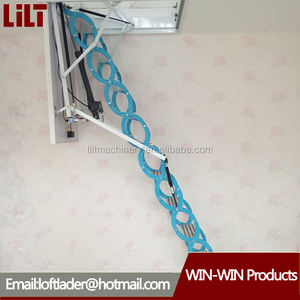 Échelle télescopique électrique en acier de haute qualité, échelle pliante hydraulique moderne, hauteur extensible de 12,5 pieds, charge de 300 kg - Product Image 5