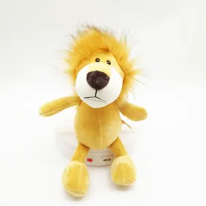 Großhandel Mädchen Jungen Kinder Geburtstag Schlafens zeit Geschenke Soft Hug gable Cute Kuscheltier Löwe Plüsch tier