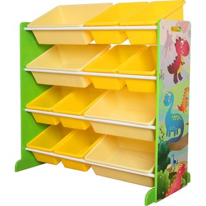 Vente directe d'usine étagère à jouets conception de dinosaure organisateur de stockage de jouets armoire avec 9 bacs de <span class=keywords><strong>rangement</strong></span> non tissés étagère à jouets de stockage - Product Image 6