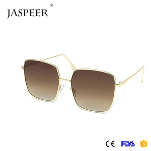 Jaspeer <span class=keywords><strong>Lunettes</strong></span> en métal gradient couleur polygone <span class=keywords><strong>vintage</strong></span> Surdimensionné <span class=keywords><strong>lunettes</strong></span> transparent plat miroir Carré <span class=keywords><strong>lunettes</strong></span> - Product Image 4
