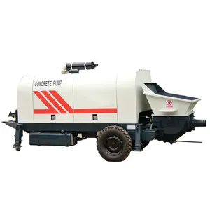 迷你拖车 beton 泵 60立方米/h 混凝土产量与竞争力的价格混凝土泵制造商