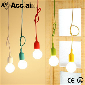 Bar <span class=keywords><strong>restaurante</strong></span> uso <span class=keywords><strong>del</strong></span> <span class=keywords><strong>arco</strong></span> iris de colores de silicona soporte de la lámpara - Product Image 3