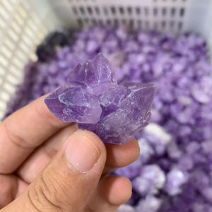 Naturale pietra grezza raw amethyst tumbled pietra di prezzi per I Regali Di Natale - Product Image 2