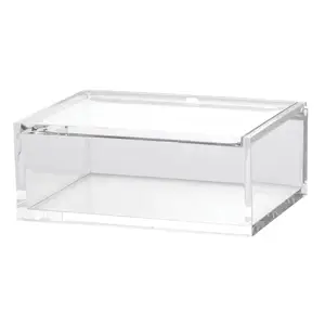 Moda Acrílico Transparente Caixa de Jóias/caixa de jóias kit