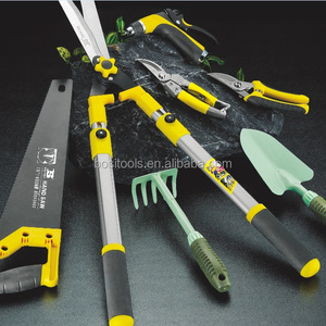 Sécateur à <span class=keywords><strong>cliquet</strong></span> pour outils de jardin, scie à élaguer à long manche - Product Image 2