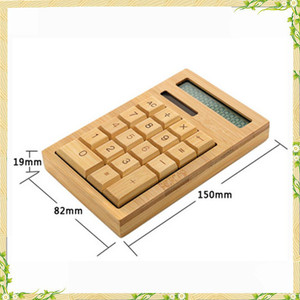 Calculatrice scientifique carrée en bambou moderne, best-seller - Product Image 2