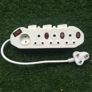 south africa 3 way sockets with individual switch