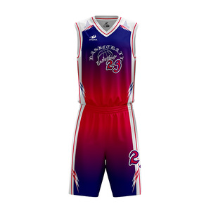 ZHOUKA top selling best cheap reversible purple basketball jersey uniform design - Product Image 1