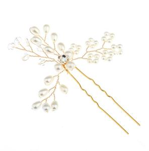 Wholesale Fashion Crystal <strong>Pearl</strong> <strong>Hair</strong> Clip Wedding Flower Bridal <strong>Hair</strong> Clips Accessories <strong>Hair</strong> <strong>Pins</strong> for Women - Product Image 4