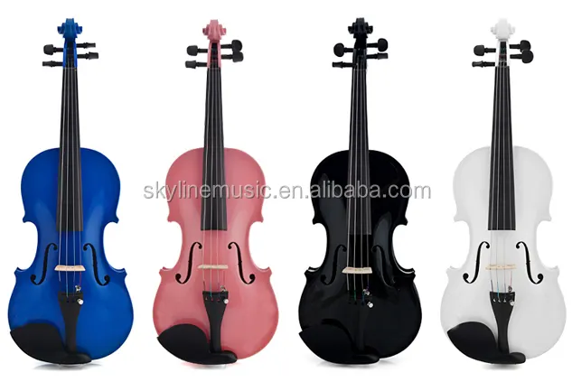Violon coloré, violon bon marché pour étudiants