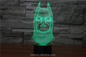 3d Avengers ilusión 3d llevó la lámpara luz de la noche luz de noche Increíble - Product Image 6
