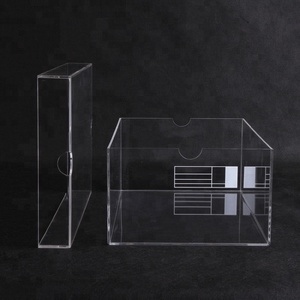 Clear Acrylic Shoe <strong>Display</strong> case <strong>Perspex</strong> Shoe Storage <strong>Box</strong> with Lid - Product Image 5