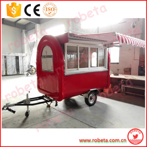 2016 Caliente-venta móvil pizza carrito de comida para la venta/alimentos asado a la parilla la cesta/madera carrito de comida - Product Image 1