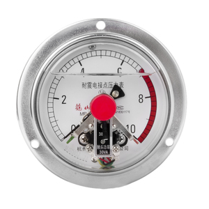 100 Liquid <strong>Filled</strong> Switch Contacts <strong>Pressure</strong> <strong>Gauge</strong> with Flange, Oil <strong>Filled</strong> Switch Contact <strong>Pressure</strong> <strong>Gauge</strong> - Product Image 1