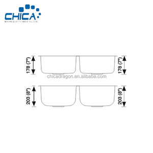 Plastik Aluminium Serat Keramik Granit Grease Trap untuk 304 Stainless Steel Hexagon Enamel <span class=keywords><strong>Fiberglass</strong></span> Batu <span class=keywords><strong>Kitchen</strong></span> Sink - Product Image 2