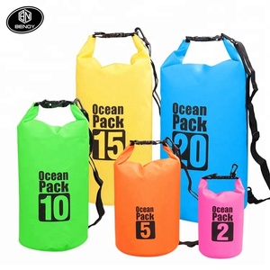 Hot sale new 2L 5L 10L 15L 20L 30L PVC Compression Storage Waterproof Dry duffel Bag for outdoor camping travel in stock