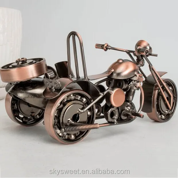 Neues Büro Dekor Handwerk & Geschenk Vintage Motor Dreirad 3d Modell Geschenk, Motorrad Wohnkultur (PR313)